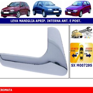 Per Seat Cordoba 10/1996-02/1999 Leva Cromata per Maniglia Interna Apriporta Posteriore Sx