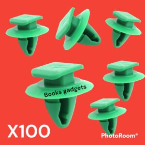 Per Fiat 500L 2012> Kit 100pz Bottone Clip Fiss. Rivestimenti Interni Bagagliaio