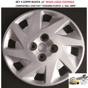 391.14 COPRICERCHI FIAT PUNTO S 14"