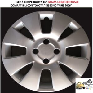 454.15 COPRICERCHI TOTYOTA YARIS 2006