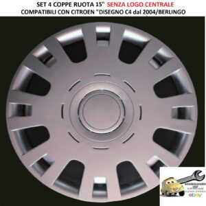 458.15 COPRICERCHI CITROEN C4 2004/BERLINGO