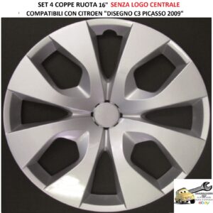 487.16 COPRICERCHI CITROEN C3 PICASSO 2009