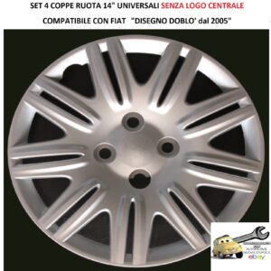 349 732.14 coppe ruota 14" disegno doblò 2005