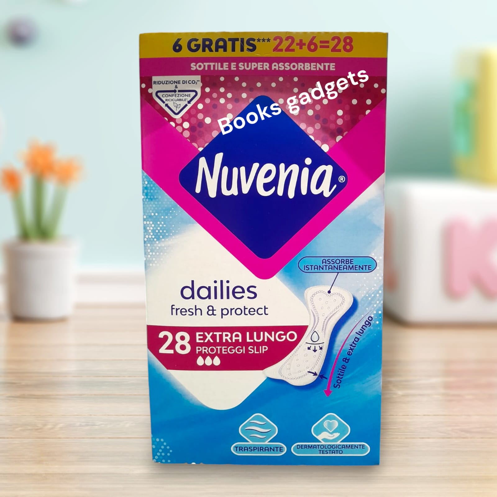 11 Conf. (308 Proteggi Salva Slip) Nuvenia Extra Lungo Dailies Fresh & Protect