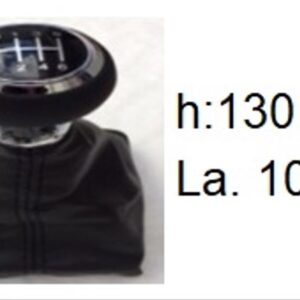25/132 Pomello con cuffia nera per Audi a3 dal 2003-2012
