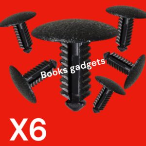 994 W-71441Z Kit 6pz Clip Bottoni Fissaggio Locari Passaruota 7703077501 - A0009917395 - 4S0805163 - 7703077501