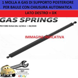 969 EFD100-R MOLLA A GAS SI SUPPORTO POSTERIORE DX PER FORD KUGA 12/2012-06/2020