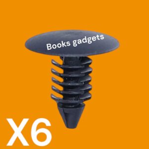 994 W-50182S Per Ford Kuga dal 2020 Kit 6pz Clip Bottoni Fissaggio Paraurti Anteriore 6800422