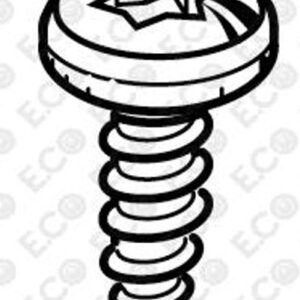 994 W-40566T 5PZ VITE TESTA ESAGONALE INCASSATA 3,5X9,5