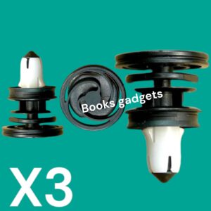 994 W-41205S Per Tesla Model 3 dal 2013 Kit 3pz Clip Bottone per Fissaggio Porta-Pannello 113514700B