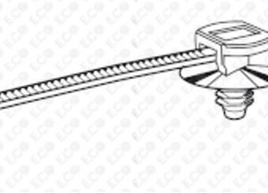 994 15394Z Kit 25pz Fascetta in Plastica Nero Varie Applicazioni Auto Foro 4mm 155x3,6