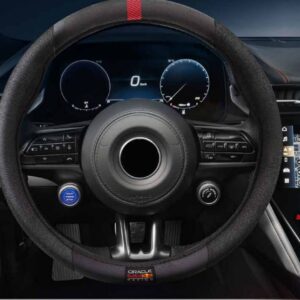 980 12679 Oracle Red Bull Racing Coprivolante Powerbar per Volanti con Ø 38cm Nero/Rosso