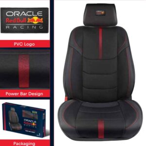 980 12695 Oracle Red Bull Racing Coprisedile Singolo Semi Custom Powerbar Nero/Rosso