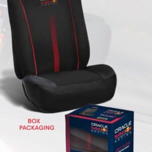 980 12702 Oracle Red Bull Racing Coprisedile Singolo 3pz Powerbar Nero/Rosso