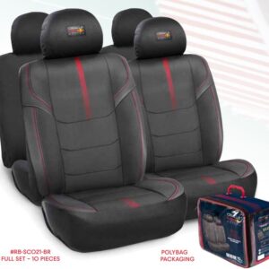 980 12697 Oracle Red Bull Racing Set Completo Powerbar II 10pz Nero/Rosso