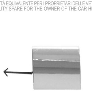 966 1533815 Per Peugeot 107 01/2009-02/2012 Coprigancio Cromato Paraurti Anteriore 7422A2