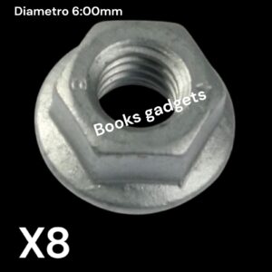 994 K-40690 Kit 4pz Dado Serpress in Ferro Ø: 6.00mm per Rivestimenti e Ripari Universale