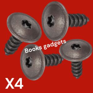 994 K-41293Z Kit 4pz Vite Autofilettante Nera per Fissaggio Paraurti Anteriore N90974701