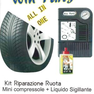 992 201890 Kit Riparazione Ruota Pneumatico Mini Compressore + Liquido Sigillante