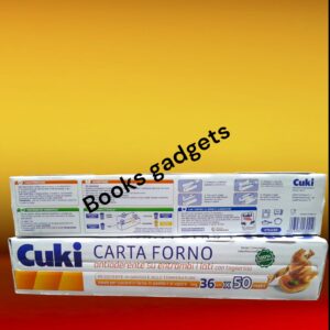 8003980130219 Cuki Carta Forno per Alimenti Resistente ai grassi 36cm x 50 Metri