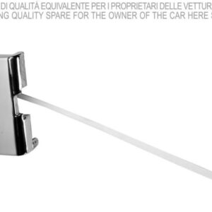 966 0130825 Per Fiat 500 dal 08/2007-06/2015 Coprigancio Cromato per Modanatura Paraurti Post. 735455393