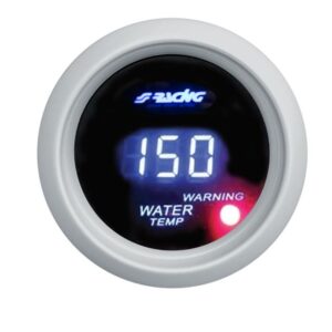 989 WT/D Indicatore digitale di temperatura acqua con Sensori Fondo Nero e Silver Simoni Racing