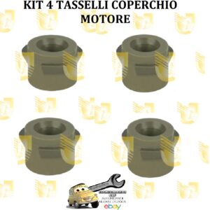 161000 Kit 4pz Tasselli Coperchio Motore 0137C6