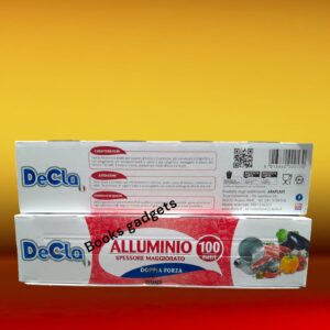 8013860000570 1 Confezione DeCla Alluminio per Alimenti Spessore Maggiorato 100 Metri