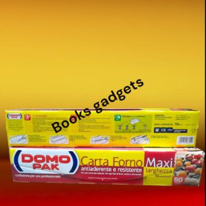 8001410088949 Domo Pak Carta Forno per Alimenti Antiaderente e Resistente 50 Metri