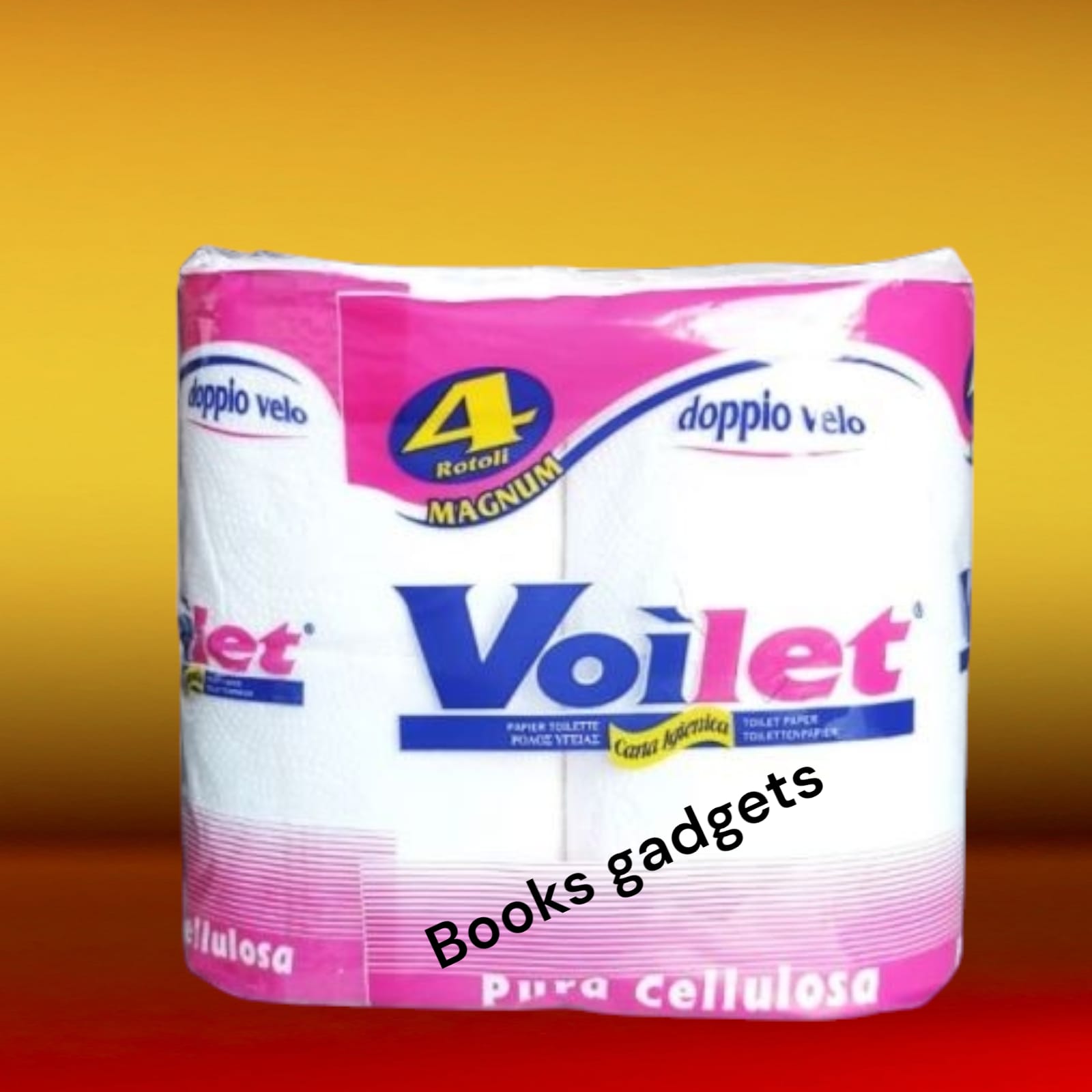 10 Confezioni (40 Rotoli Magnum) Carta Igienica Voilet pura Cellulosa Doppio Velo