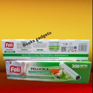 8032621623827 Folì Pellicola Trasparente per Alimenti Super Aderente 300 Metri