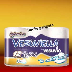 8033462616870 4 Confezioni (48 Rotoli) Vesuviella Vesuvio Carta Igienica 3 Veli pura Cellulosa