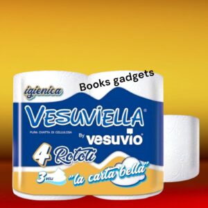 8033462617365 15 Confezioni (60 Rotoli) Vesuviella Vesuvio Carta Igienica 3 Veli pura Cellulosa