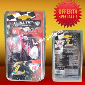 8016038603481 Coppia Luci adesive a LED Colore Bianco con luce di colore bianco Stroboscopica