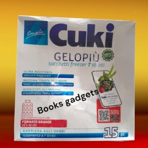 8003980030304 Cuki Gelopiù Sacchetti Freezer Formato Grande 29x42cm