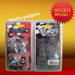 8016038603931 Coppia Luci Targa x Moto Scooter a LED VERDE 12V " COBRA " Potente Luminosità