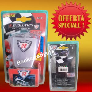 8016038603627 Proiettore Luminoso per Moto Scooter SHINE con due Led di Colore Blu 12V Bottari