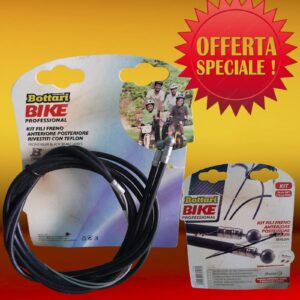 8016038960560 Kit Fili Freno Anteriore e Posteriore con Guaina Rivestiti con Teflon per Bici