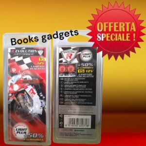 8016038600718 Lampadina Moto Scooter ROSSO T5 12V Visibilità + 50% alle Tradizionali