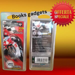 8016038600701 Coppia Lampadina Moto Scooter COLORE BIANCA T5 12V Visibilità + 50% alle Tradizionali