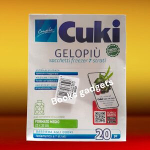 8003980030205 Cuki Gelopiù Sacchetti Freezer Formato Medio 23x32cm