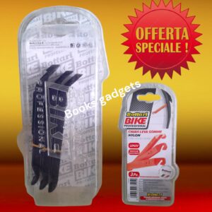 8016038965459 Set 3 Chiavi per Togliere Gomme Bicicletta Bici Leva Gomme in Nylon Levagomme
