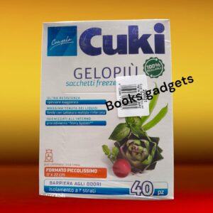 8003980030007 Cuki Sacchetti Freezer Formato Piccolissimo 17x22cm