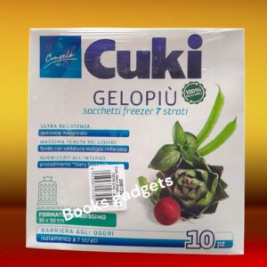8003980030502 Cuki Gelopiù Sacchetti Freezer Formato Grandissimo 35x50cm
