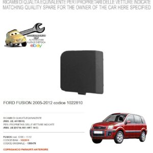 966 1022810 Per Ford Fusion 12/2005-11/2012 Coprigancio Paraurti Anteriore 1388478