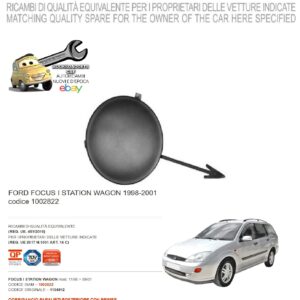 966 1002822 Per Ford Focus I Sw 11/1998-09/2001 Coprigancio Paraurti Posteriore Primer 1134012