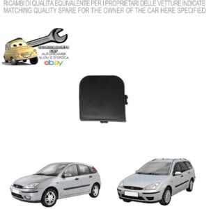 966 1001811 Per Ford Focus I 10/2001-10/2004 Coprigancio Paraurti Anteriore Primer 1146745