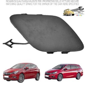 966 0747811 Per Opel Astra K 06/2015-08/2019 Coprigancio Paraurti Anteriore Primer 13423599
