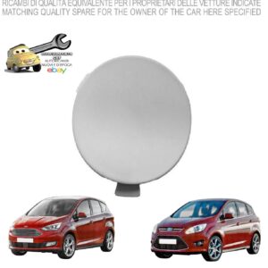 9661043821 Per Ford C-Max 03/2010-04/2015 Coprigancio Paraurti Posteriore Primer 1687436