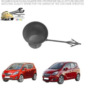 966 0738821 Per Opel Meriva B 2010-2014 Coprigancio Paraurti Posteriore Primer 222045-13267970